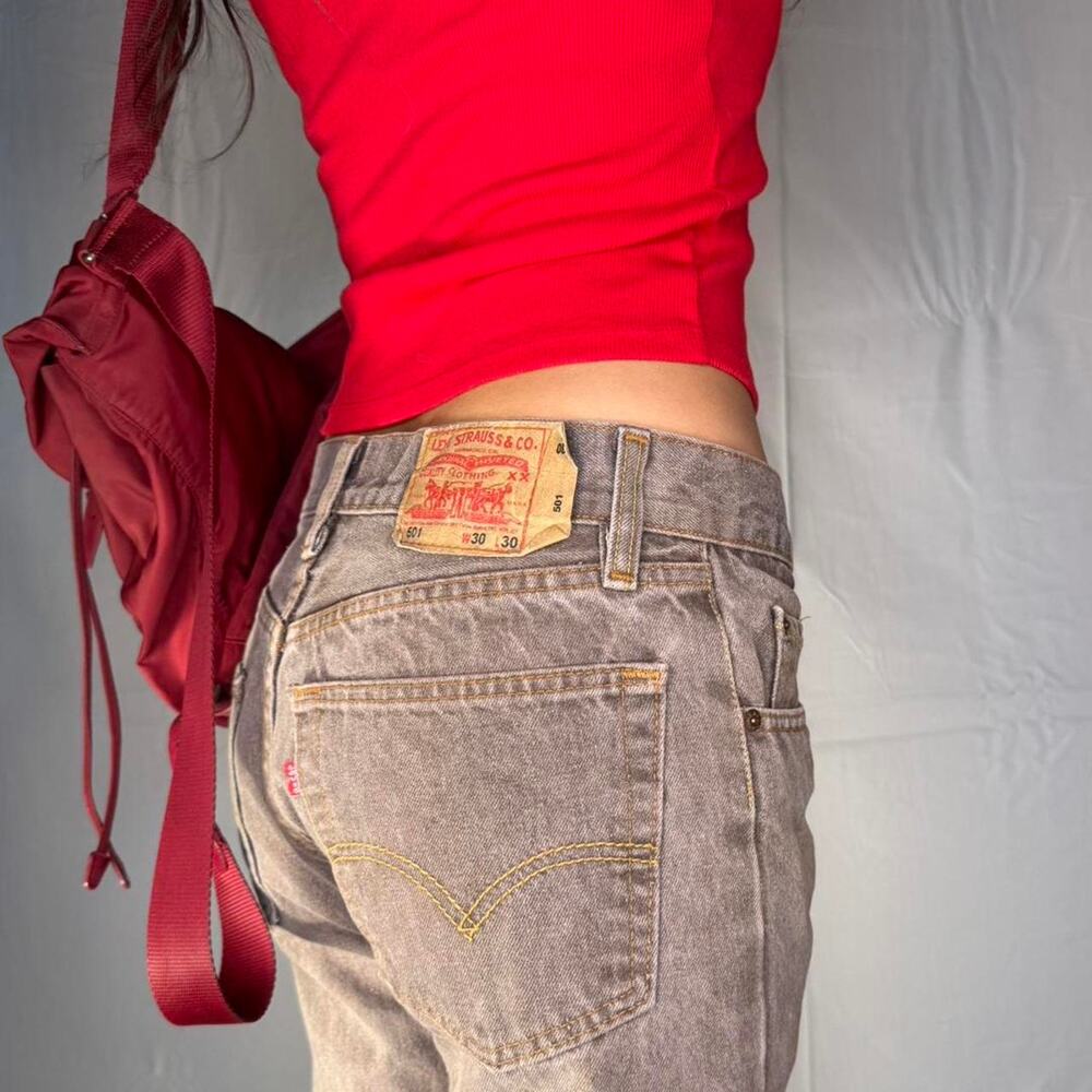 Brown vintage wash 501